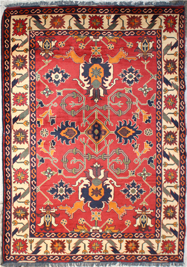 R6742 Afghan Kargai Carpet