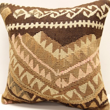 M335 Afghan Traditional Wool Kilim Pillow Cover