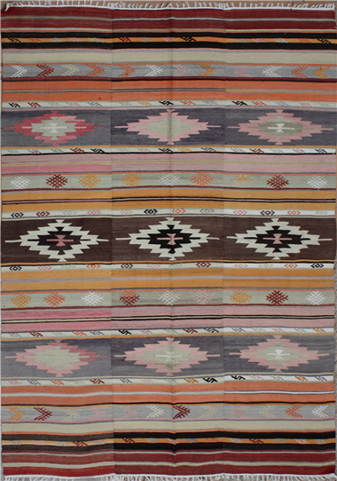 R3529 Anatolian Hand Woven Cal Kilim