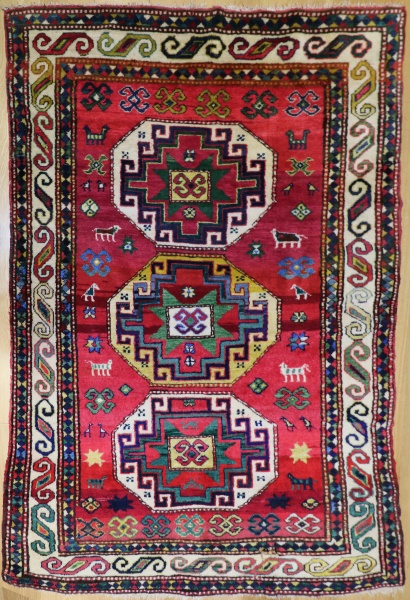 R9045 Antique Caucasian Kazak Rugs