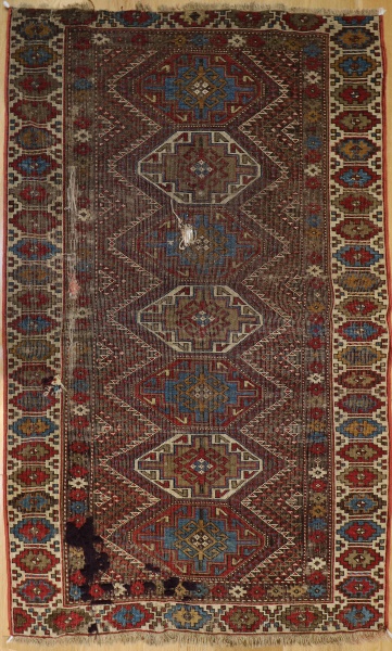 R6992 Antique Kazak Rug