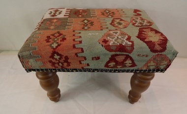 R7017 Antique Kilim Footstool