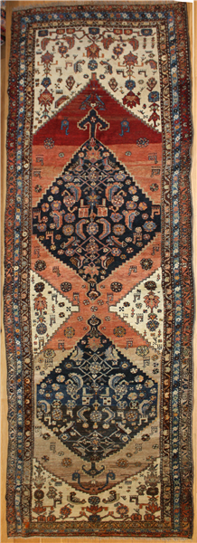 Antique Persian Carpet Runner R7987