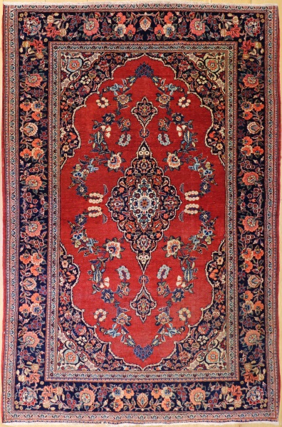 R8472 Antique Persian Kashan Rugs