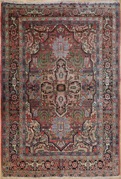 R8317 Antique Persian Kerman Rug