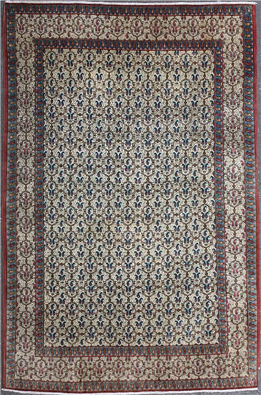 R7534 Antique Persian Qum Rug