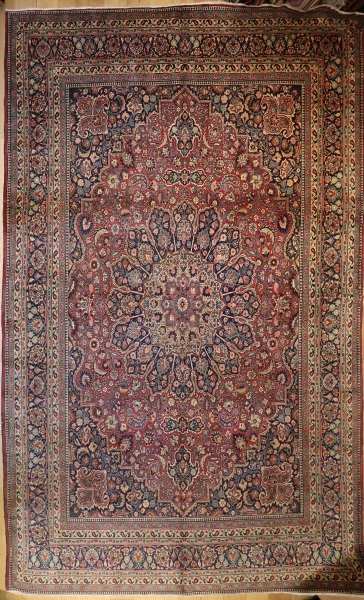 R4980 Antique Persian Tabriz Carpet