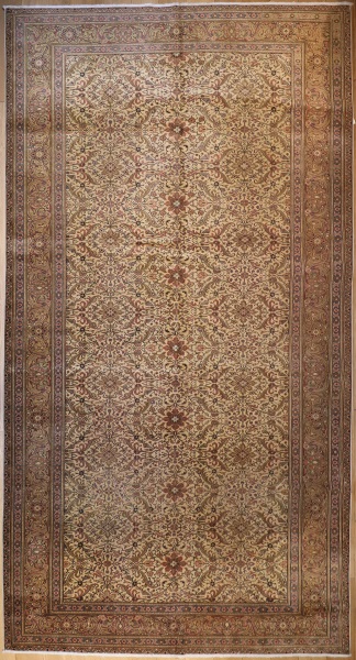 R4122 Antique Persian Tabriz Carpet