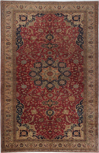 R7911 Antique Persian Tabriz Carpets