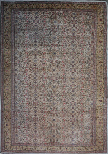 R1401 Antique Tabriz Carpet
