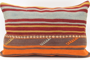 D268 Antique Turkish Kilim Pillow Cover