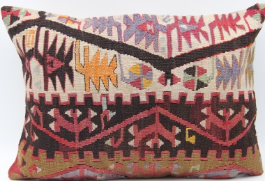 D222 Antique Turkish Kilim Pillow Cover
