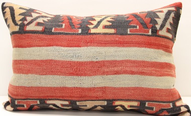 D277 Antique Turkish Kilim Pillow Cover