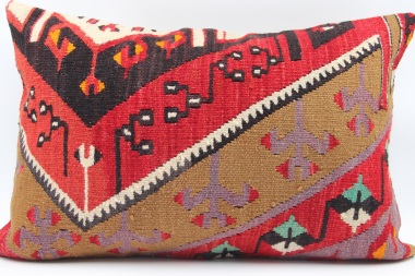 D280 Antique Turkish Kilim Pillow Cover