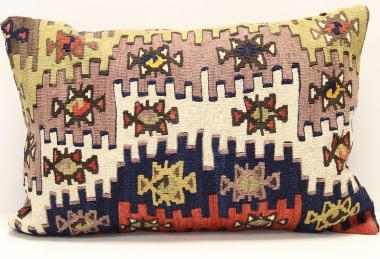 D281 Antique Turkish Kilim Pillow Cover