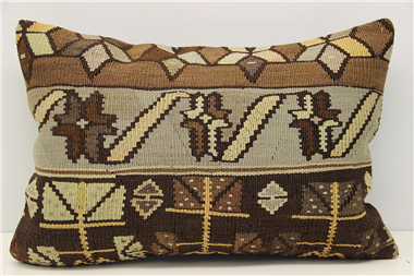 D291 Antique Turkish Kilim Pillow Cover