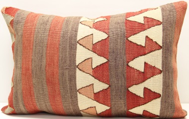 D295 Antique Turkish Kilim Pillow Cover