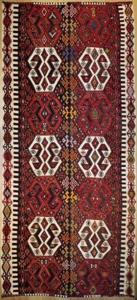 R8742 Antique Turkish Kilim Rug