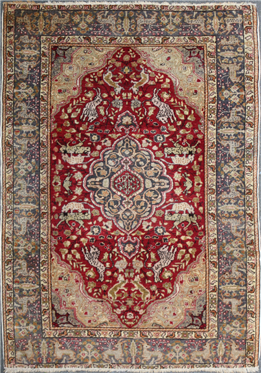 R6953 Antique Turkish Sivas Rug