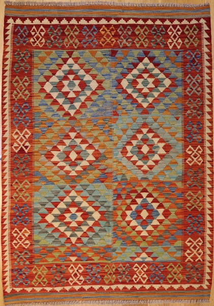R8877 Beautiful New Afghan Kilim Rugs