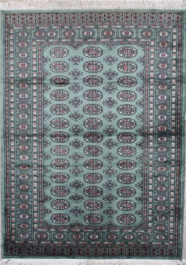 R6452 Bokhara Rugs - Traditional Hand Knotted Pakistan Wool Rug
