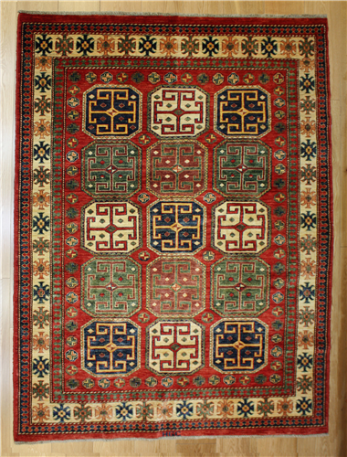 R8285 Gorgeous Caucasian Kazak Carpets