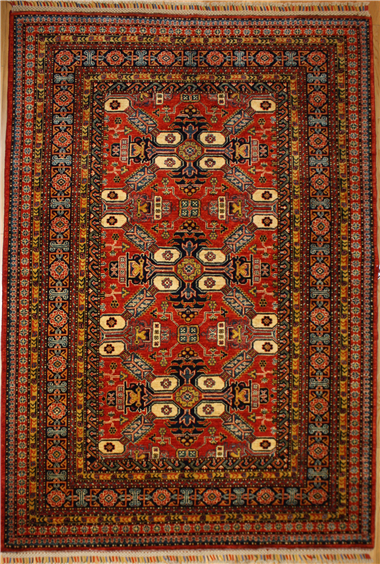 R8286 Gorgeous Caucasian Kazak Carpets