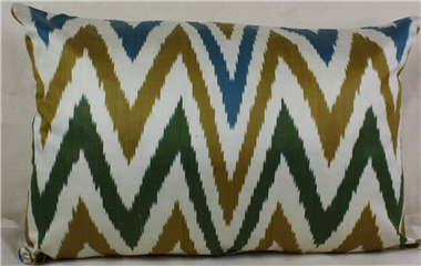 i38 Gorgeous Silk Ikat Cushion Pillow Covers