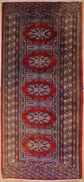 R7715 Hand Knotted Bokhara Runner