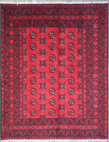 R7275 Beautiful Handmade Aqcha Carpets