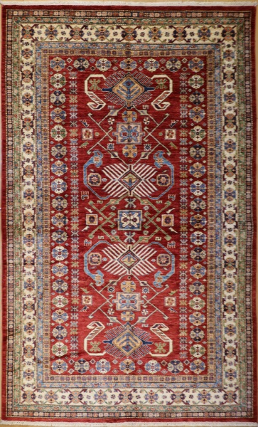 R2327 Handmade Caucasian Kazak Carpet
