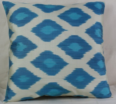 i37  - Handmade Ikat Silk Pillow Covers