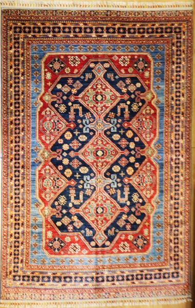 R9348 Handmade Kazak Carpet
