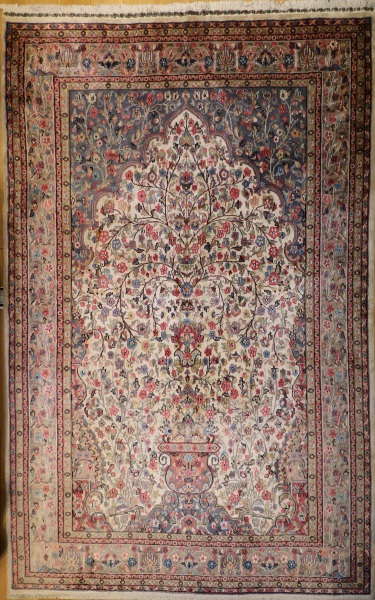 Indian Kashmir silk Carpets R9035