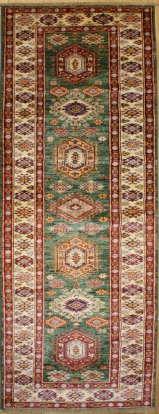 R8833 Kazak Traditional Wool Hallway Runners