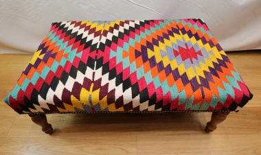 Large kilim ottoman deals