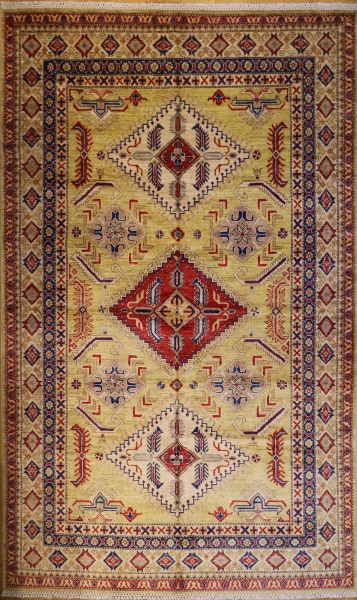 R6666 New Caucasian Handmade Kazak Carpet