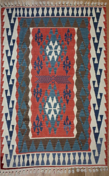 R8244 New Turkish Kilim Rug