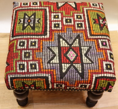 R4784 Rug Store Kilim Footstool