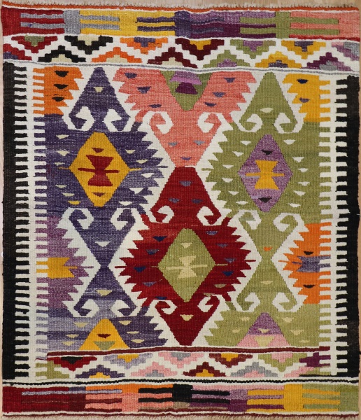 Rug Store Vintage Turkish Antalya Kilim Rugs Sold Uk R9063