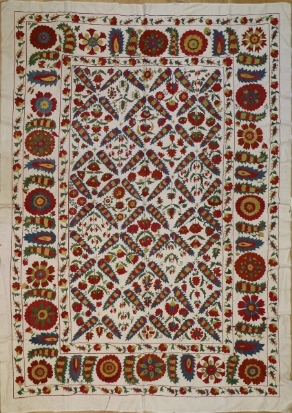R4890 Silk Suzani Embroidery Rugs