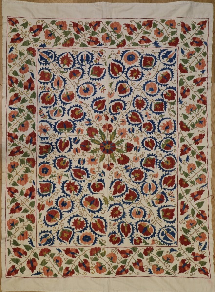 R8454 Silk Suzani Embroidery Rugs