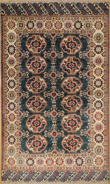 R8639 Traditional Pakistan Bokhara Rug