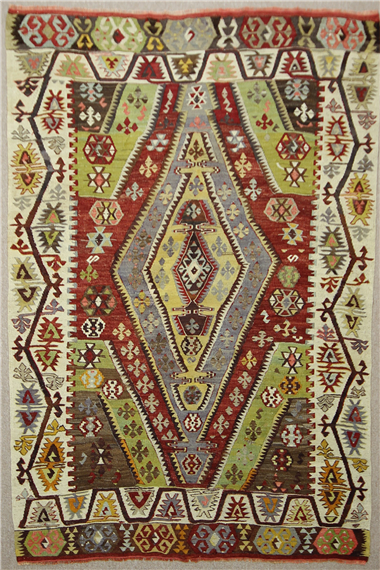 R7621 Turkish Antique Kilim Rug