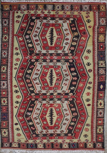 F798 Turkish Corum Kilim Rug