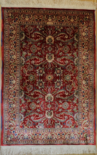 R9331 Turkish Hereke Silk Rug