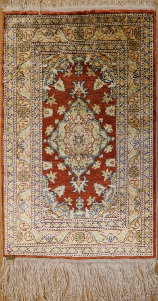 R7339 Turkish Kayseri Silk Rugs