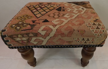 R7018 Turkish Kilim Footstools