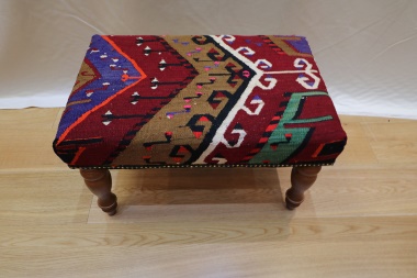 R4045 Turkish Kilim Stool