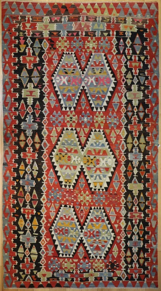 R7672 Turkish Vintage Kilim Rug